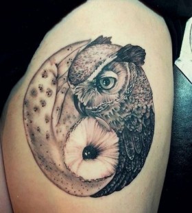 owl-yin-yang-tattoo
