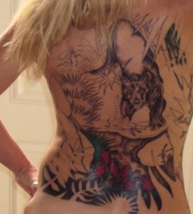 Best Tattoo and  Amazing Panther  Animals Tattoo