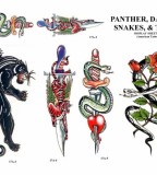 Panther Meaning IDeas For Dagger Snakes and Tiger Tattoos 