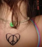 Peace Sign Tattoo And Meanings