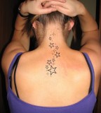 Sekarat Tattoos In the Neck For Girls