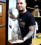 Rocker Phil Anselmo Rolled With The Saints Touched The Trophy