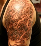Black Phoenix Tattoos Phoenix Arm 
