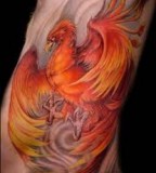 The Angry Phoenix Tattoo Ideas Designs 