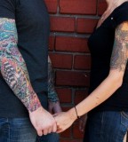 Lovely Couples Tattoo Designs For Valentines Day