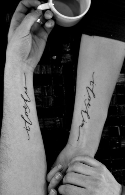 Body Art Couple Tattoos Arm With Meaning - | TattooMagz › Tattoo