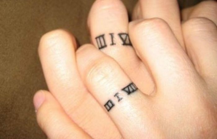 Ring Tattoos For Couples