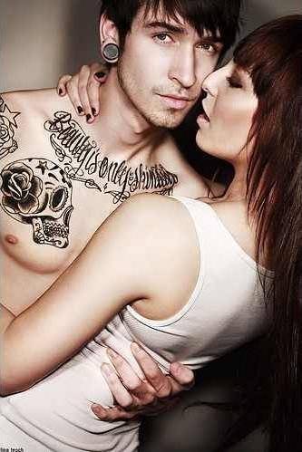 Hot Couples Tattoo Design