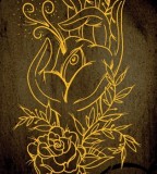 Golden Flower Tattoo And Piercing