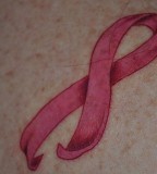 Stunning Cancer Ribbon Tattoos