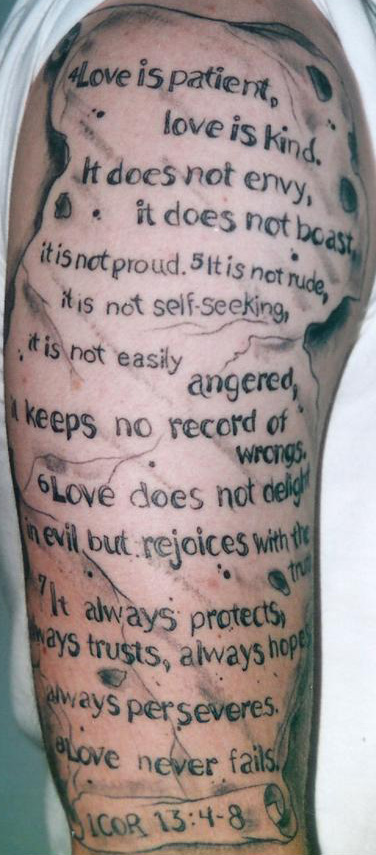 Scripture Tattoos Pictures Gallery