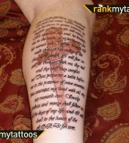 Psalms 23 Tattoo Religious Tattoo