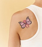 Tattoo Design Monarch Ribbon Butterfly