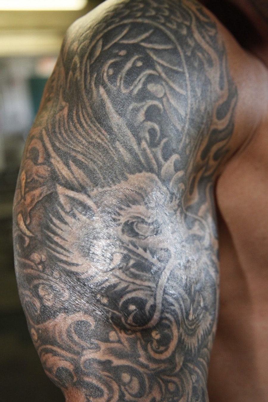 Cool Quarter Sleeve Tattoo Picture
