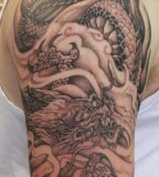 Amazing Dragon Sleeve Tattoo Ideas