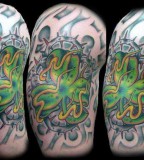 Original Car Tribal Half Sleeve Tattoos Designs