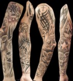 Type Of Modern Sleeve Tattoo Design