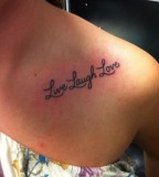 Girls Quotes Tattoos Inspiring Picture 