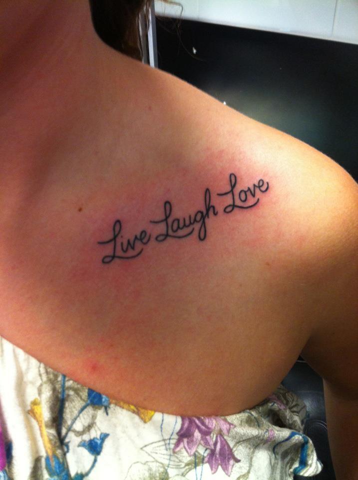 Girls Quotes Tattoos Inspiring Picture