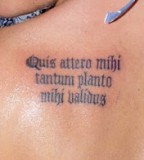 Latin Tattoo Quotes Design For Girls 