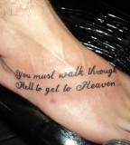Imaginary Word For Foot Tattoo Design 