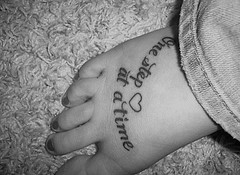 Excellent Quote Foot Tattoo Wallpaper