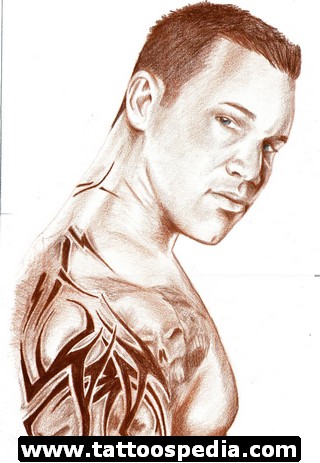 Randy Orton Portrait for Sleeve Tattoo