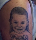 Rip Tattoos Memorials for Mother to Child