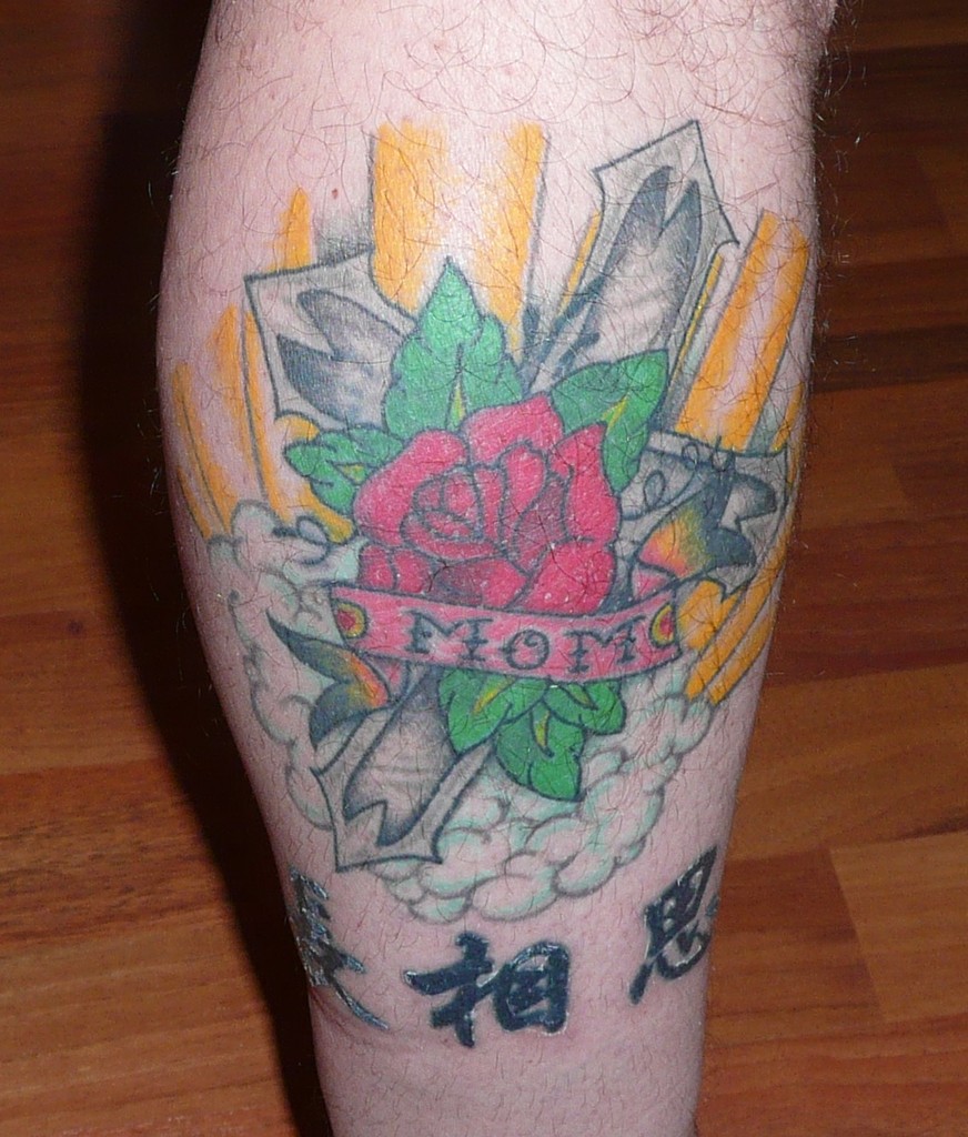 Japanese Rip Mom Tattoo Design Picture