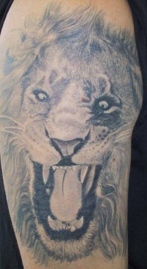 Fierce Roaring Lion Tattoo Ideas
