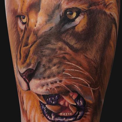 Aslan Lion Tattoo Pictures Gallery
