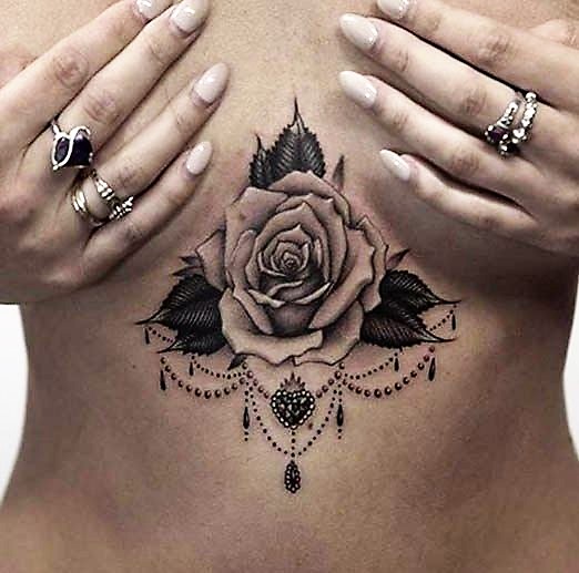 rose-sternum-tattoo