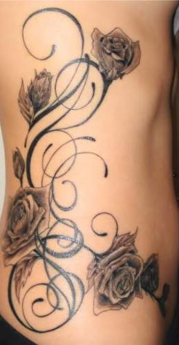 Awesome Black Rose Tattoos Worth Seeing