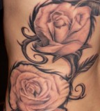 Detail Of My Rose Vine  Tattoo Picture At My Ink