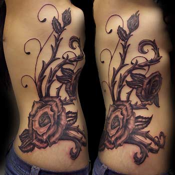 Couple Vine Tattoo Designs Images