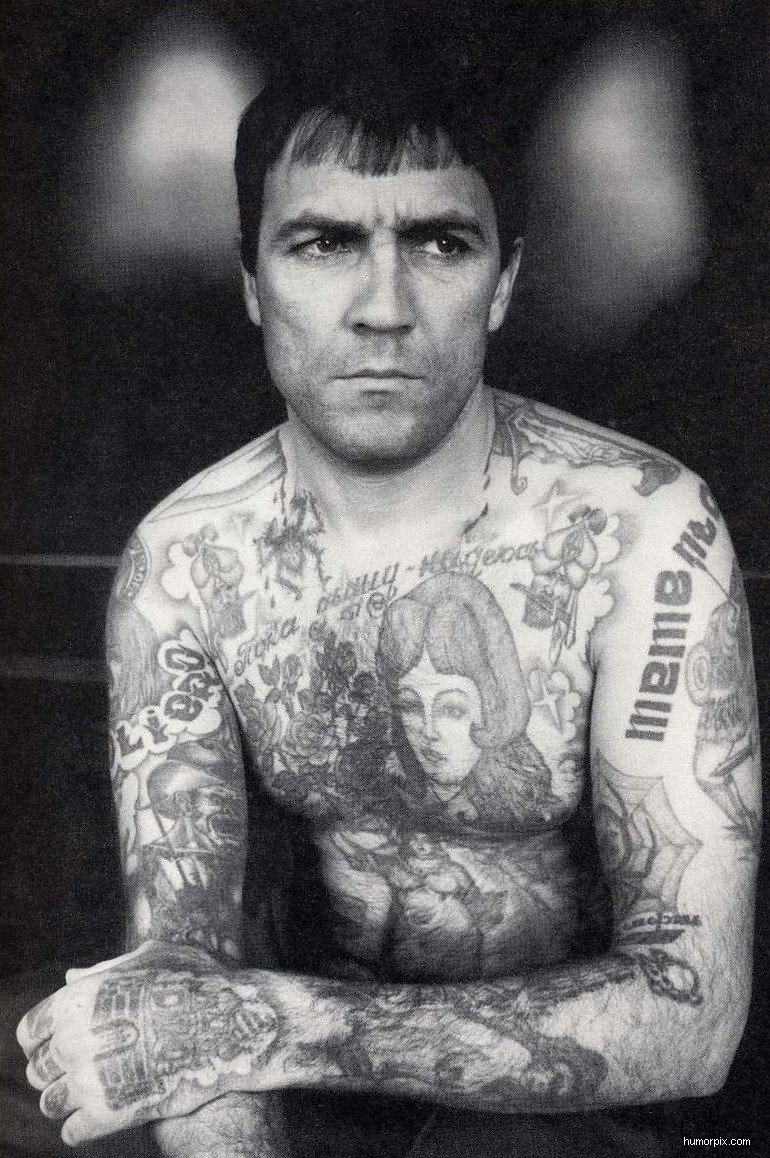 Russia Gangster Tattoo Picture