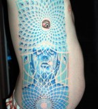 Tattoo By Ryan Face Eyes Sacred Geometry