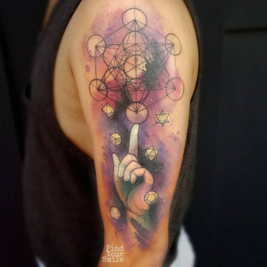 sacred-geometry-watercolor-tattoo