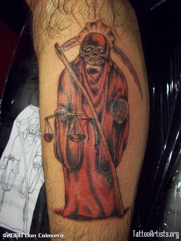 Santa Muerte Tattoo Artist