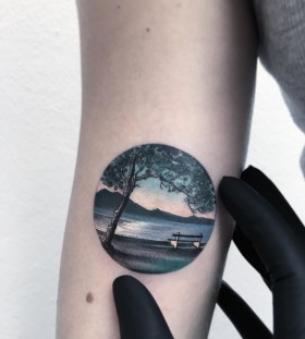 scenery-detail-circle-tattoo
