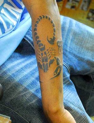 Cool Arising Scorpion Tattoo