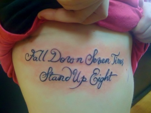 Sweet Quote Scripture Tattoo for Girls