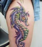 Tattoo of Seahorse Creature Ideas
