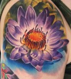 September Birth Flower Tattoo with Most Vibrant and Colorful Tattoos