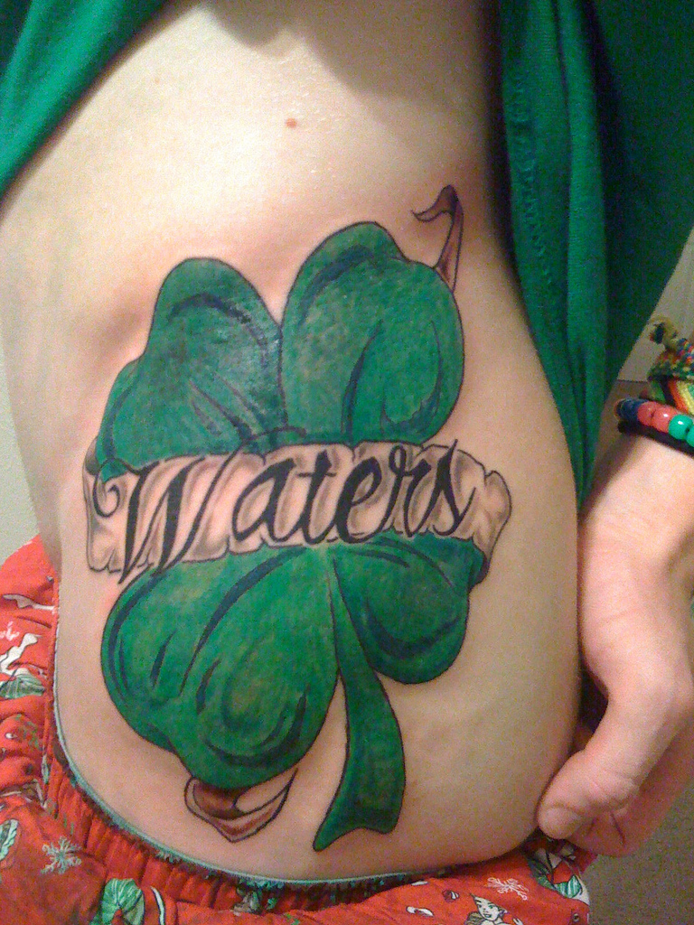 Shamrock Clover Tattoos Pictures Gallery