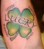 Great Ideas For Clover Tattoos Shamrock Meanings