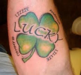 Great Ideas For Clover Tattoos Shamrock Meanings