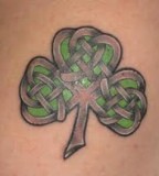 Great Ideas For Clover Tattoosclover And Shamrock Tattoo Meanings