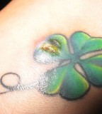 Amazing Leaf Clover Tattoos Find Your Lucky Clover shamrock