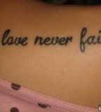 Love Never Fails Short Quotes For Tattoos
